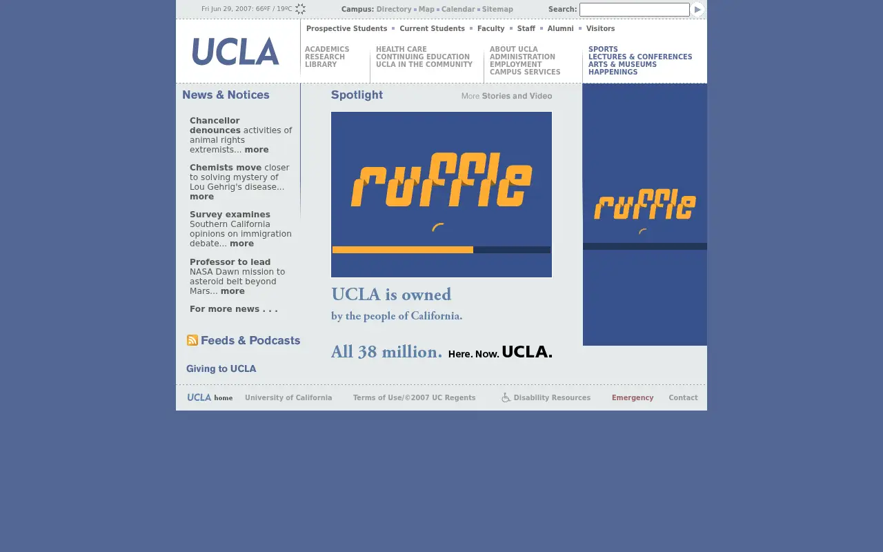 ucla.edu in 2007