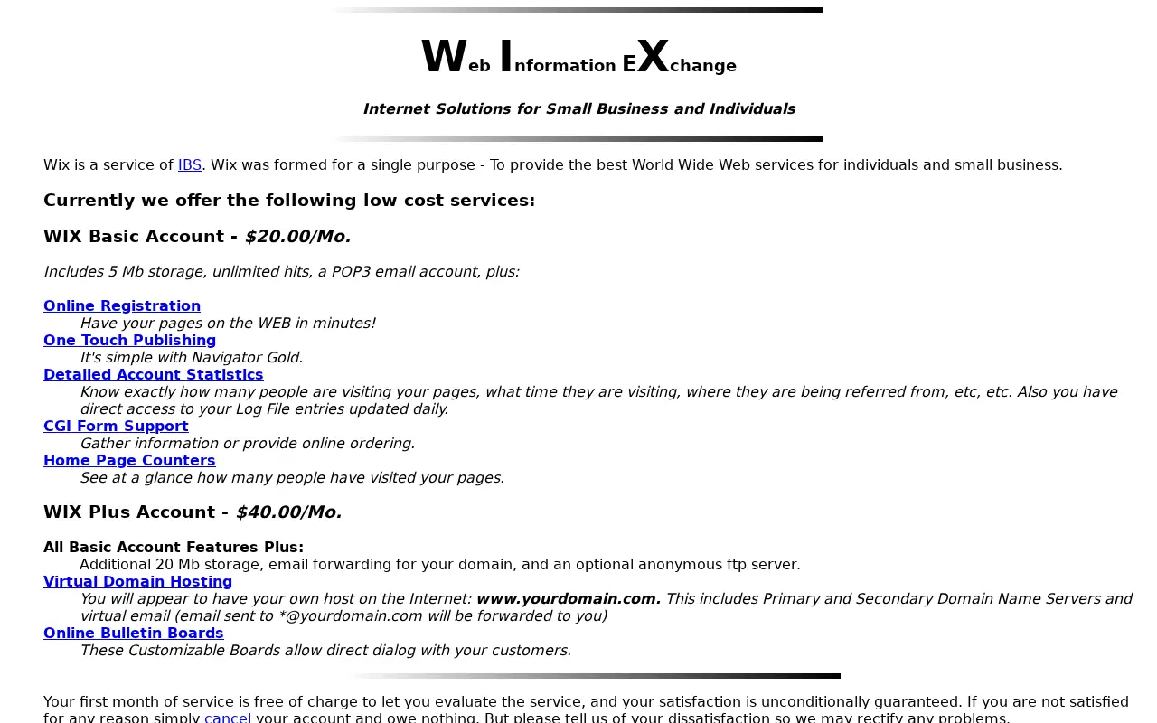 wix.com in 2000