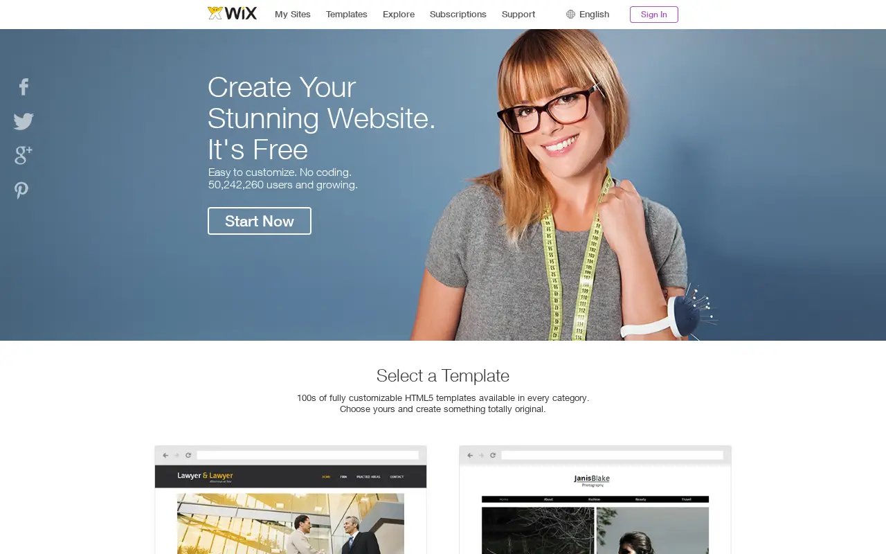 wix.com in 2014