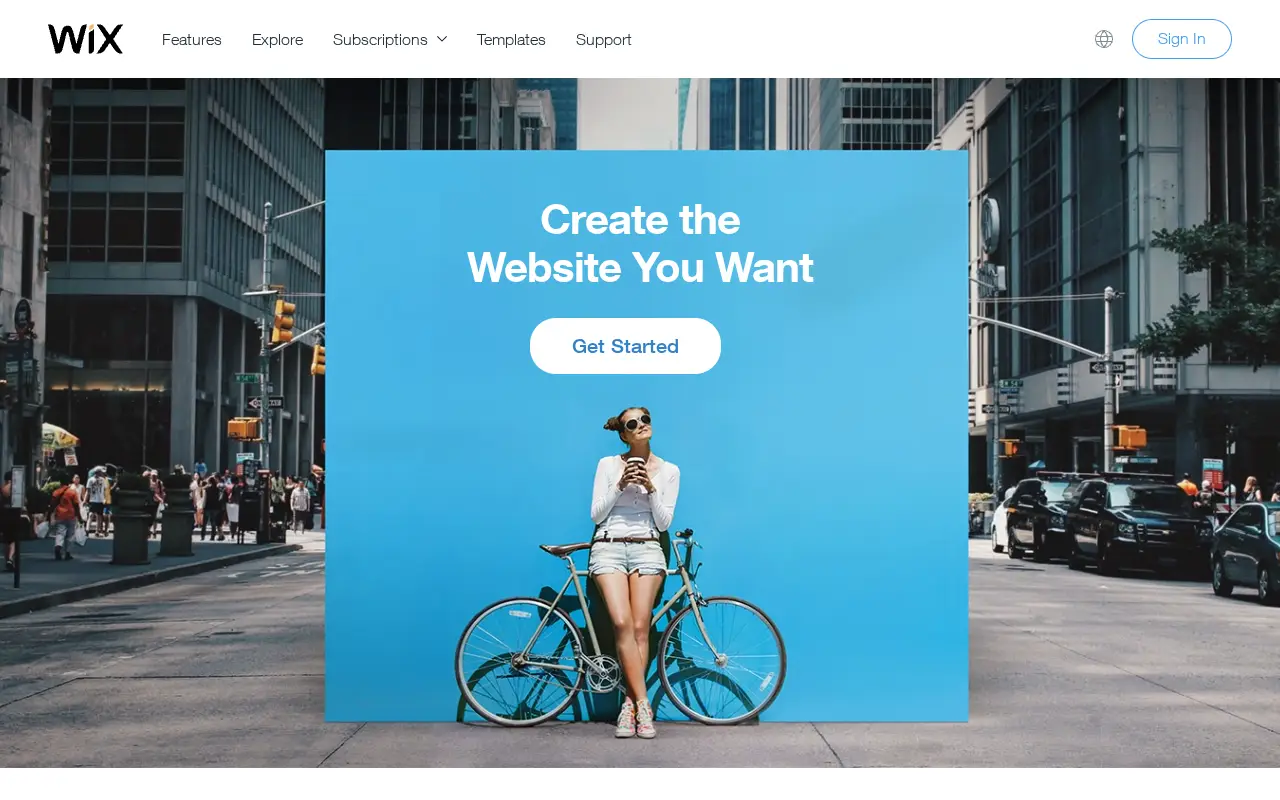 wix.com in 2018