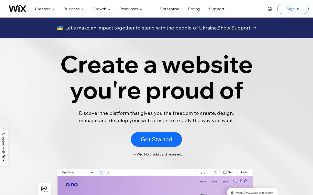 wix.com in 2022