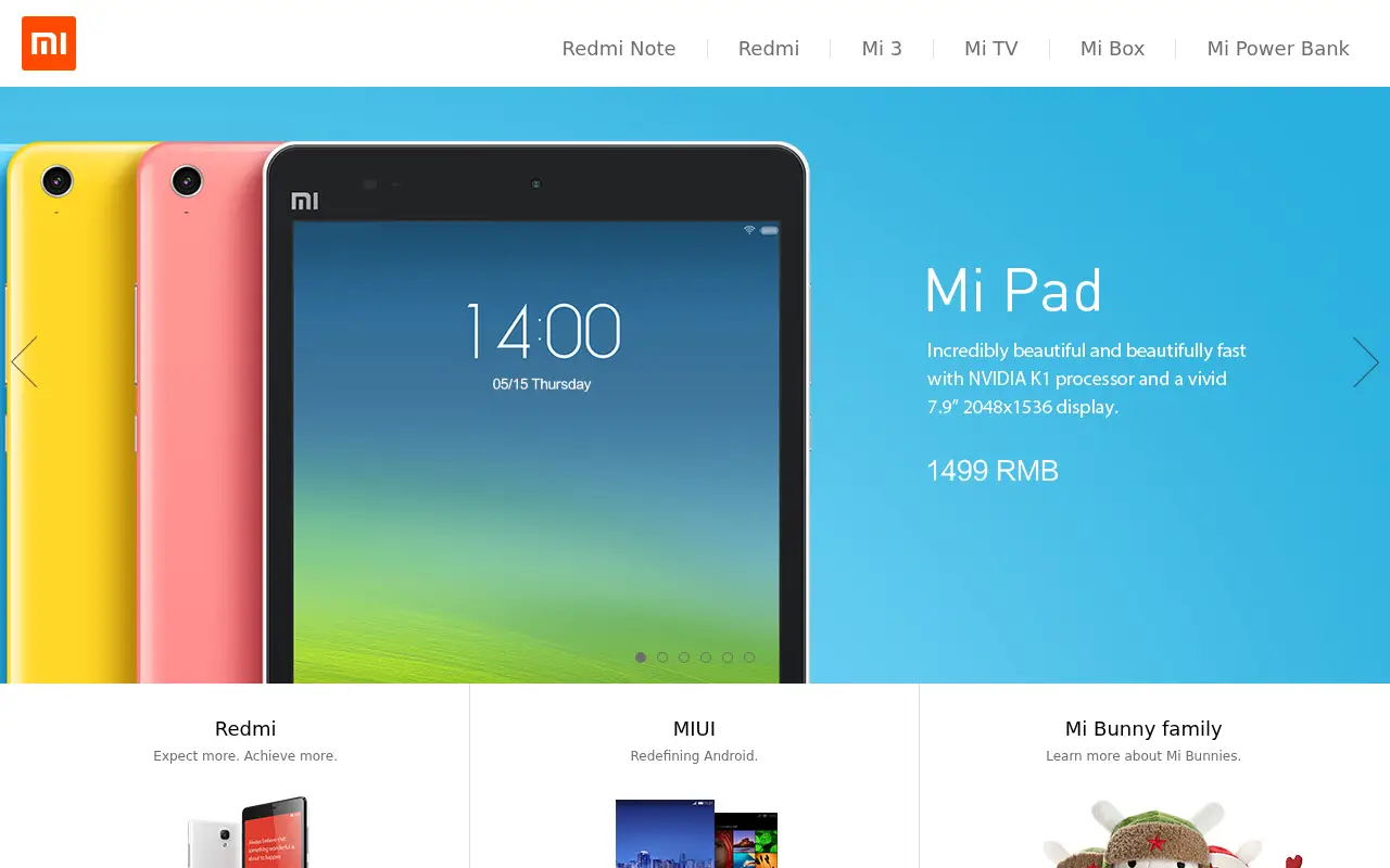 mi.com in 2014