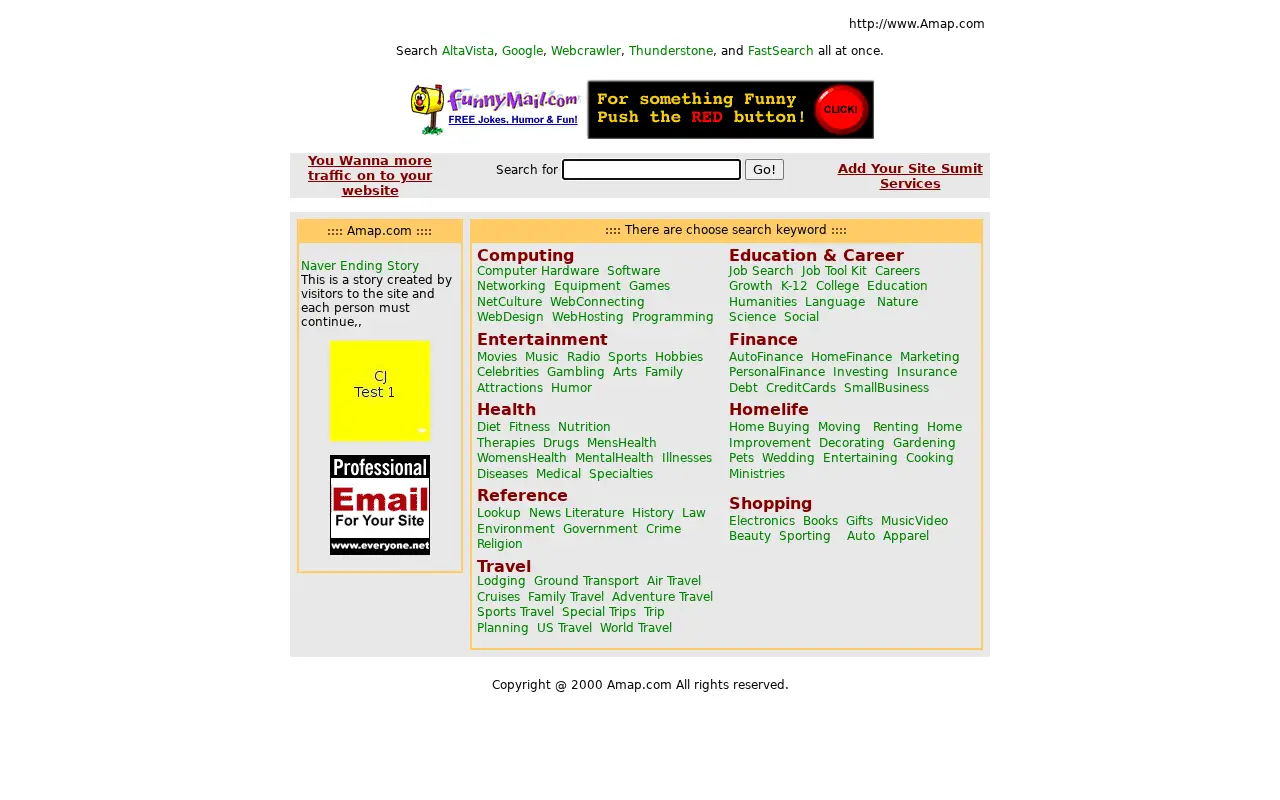 amap.com in 2001
