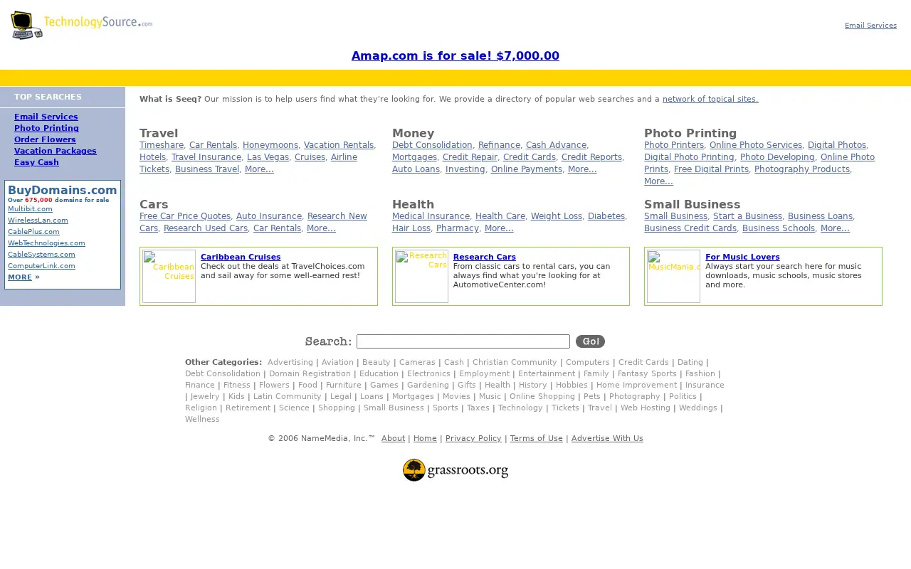 amap.com in 2005