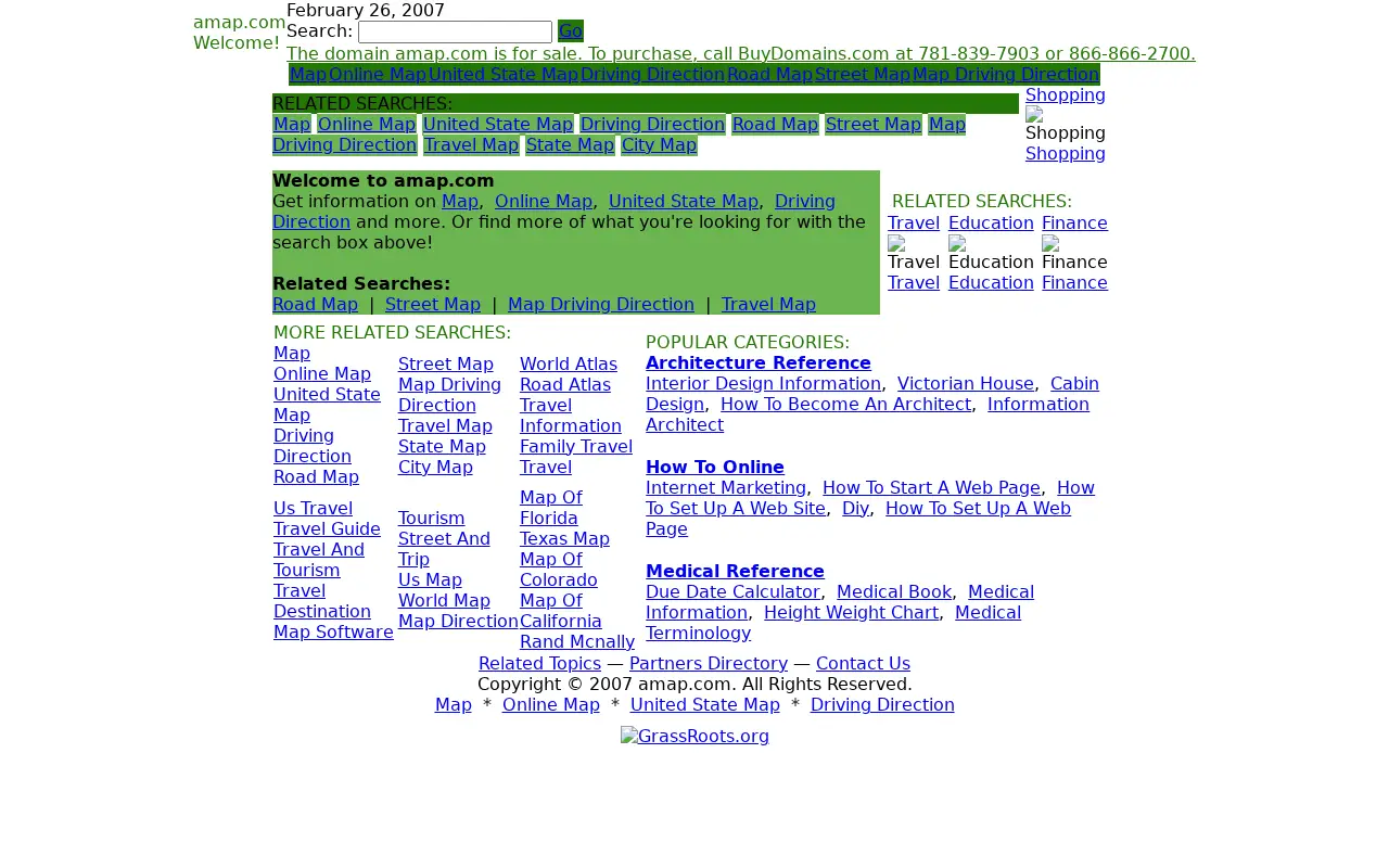 amap.com in 2007