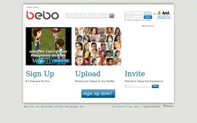 bebo.com in 2010