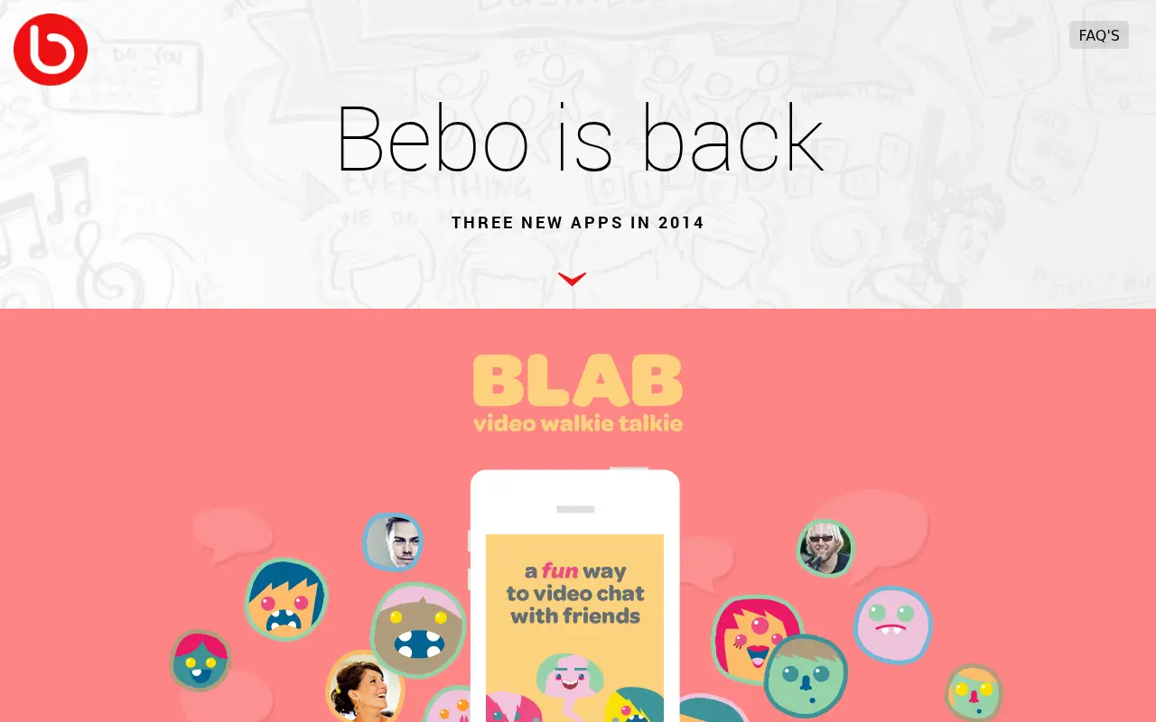 bebo.com in 2014