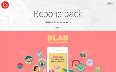 bebo.com in 2014
