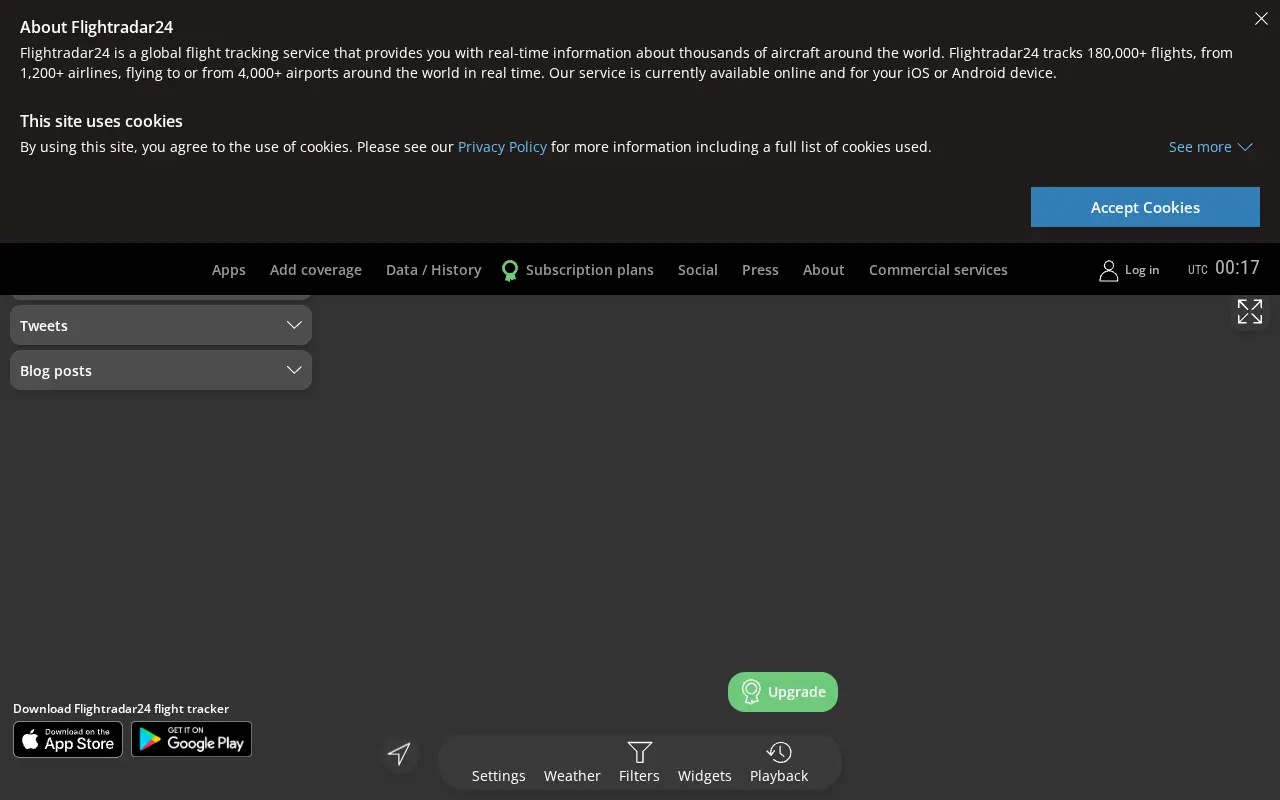 flightradar24.com in 2022