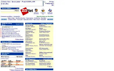 zdnet.com in 1998