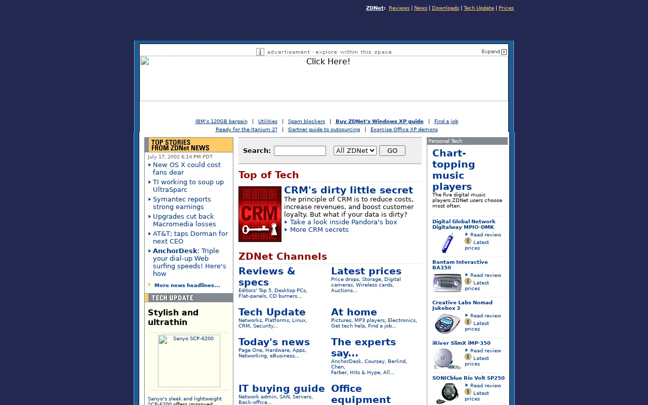 zdnet.com in 2002