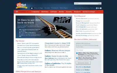 zdnet.com in 2011