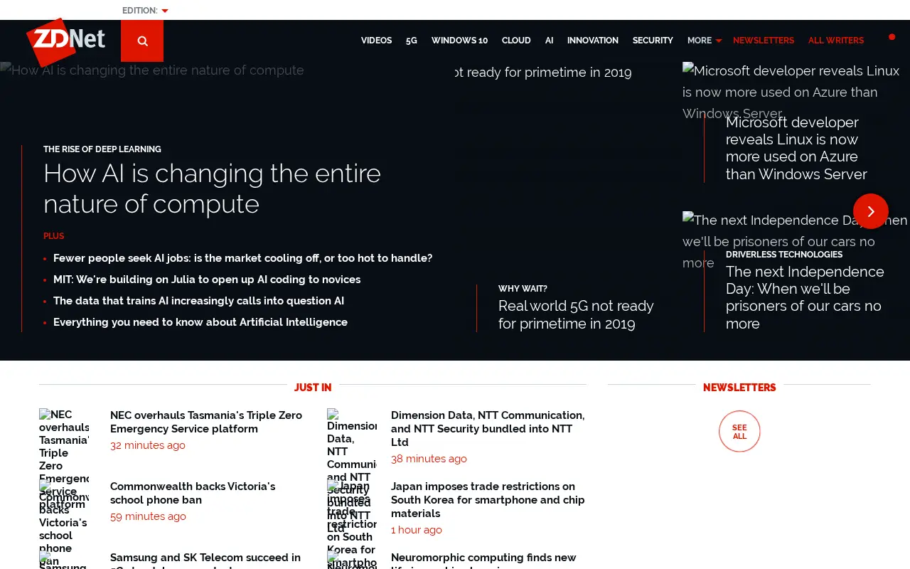 zdnet.com in 2019