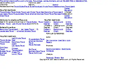stackoverflow.com in 2007