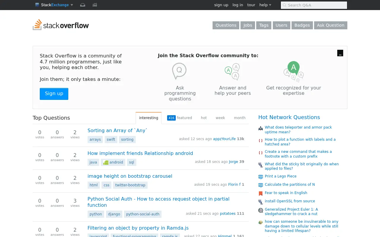stackoverflow.com in 2016