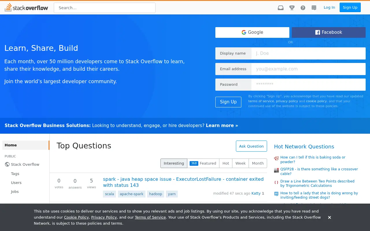 stackoverflow.com in 2018