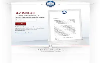 whitehouse.gov in 2011