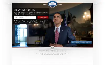 whitehouse.gov in 2012