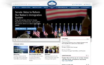 whitehouse.gov in 2013