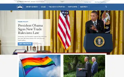 whitehouse.gov in 2015