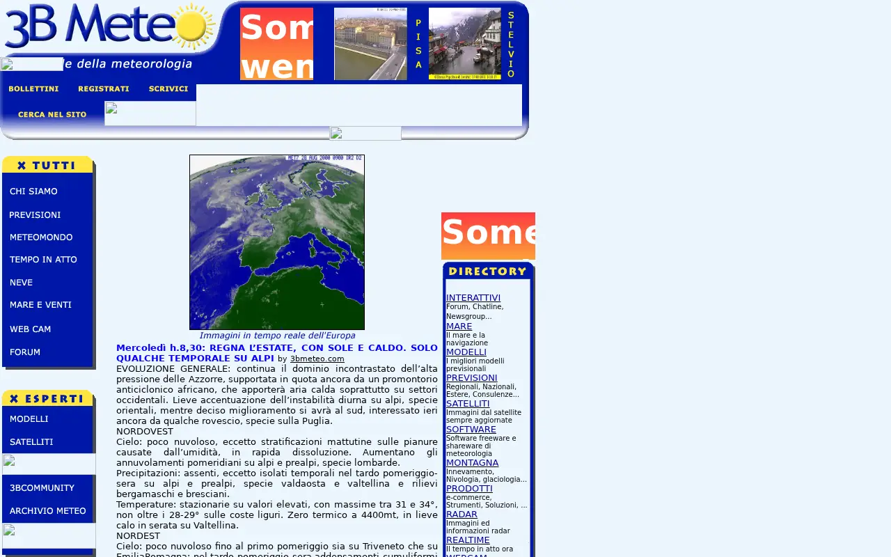 3bmeteo.com in 2001