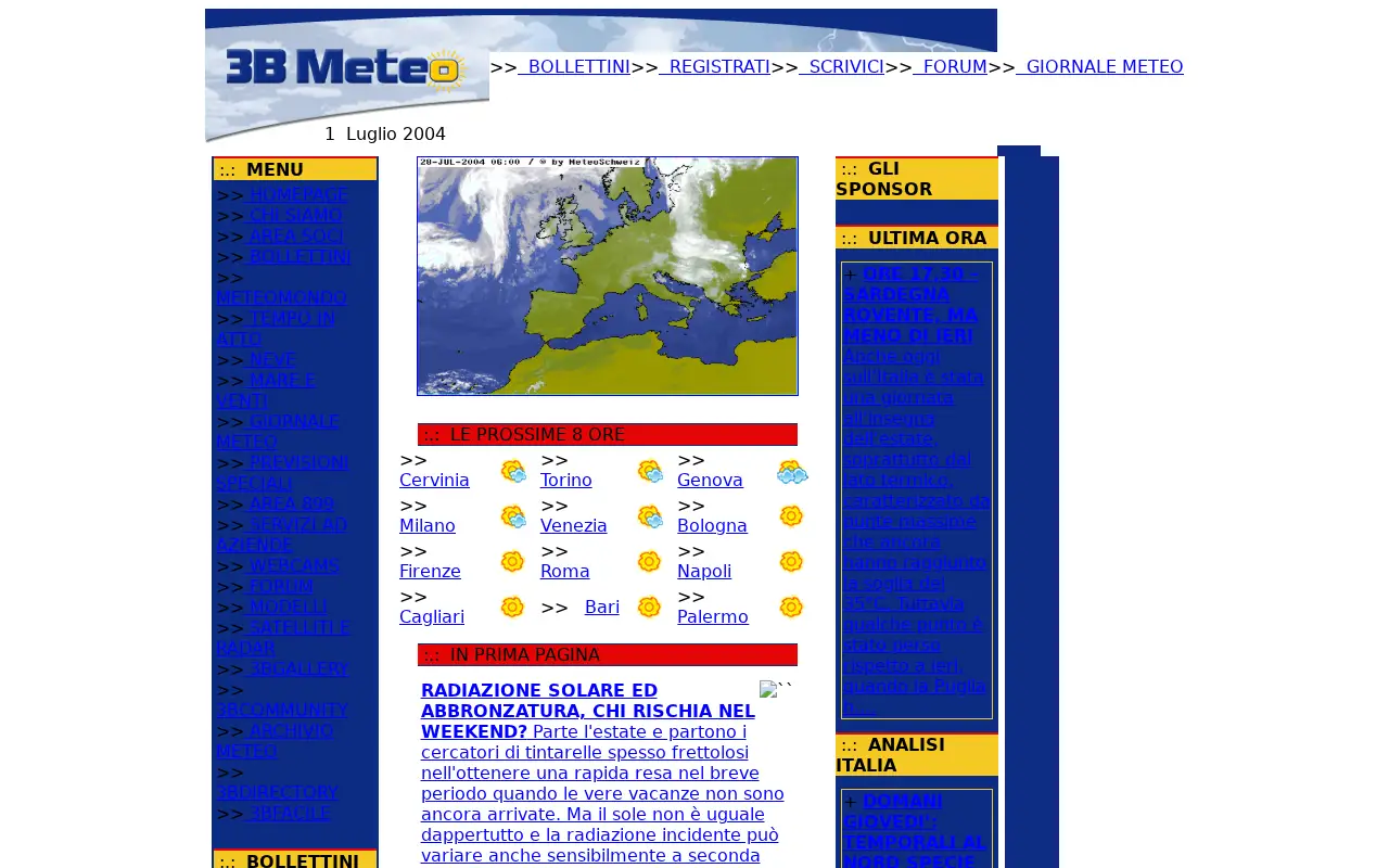 3bmeteo.com in 2004