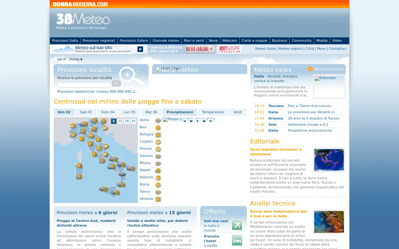 3bmeteo.com in 2009