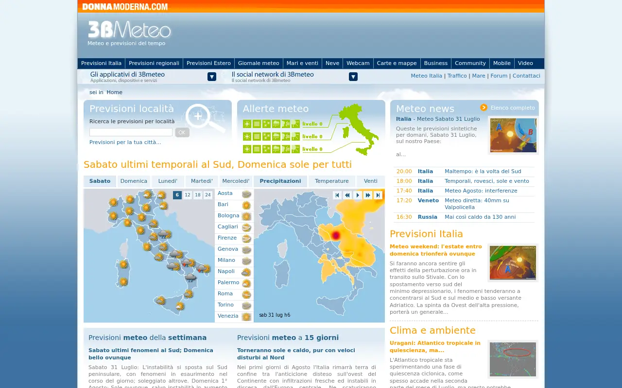 3bmeteo.com in 2010