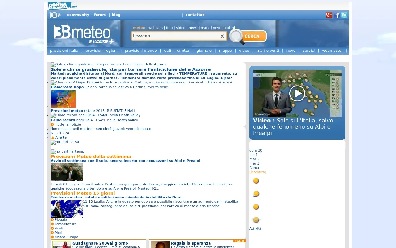 3bmeteo.com in 2013
