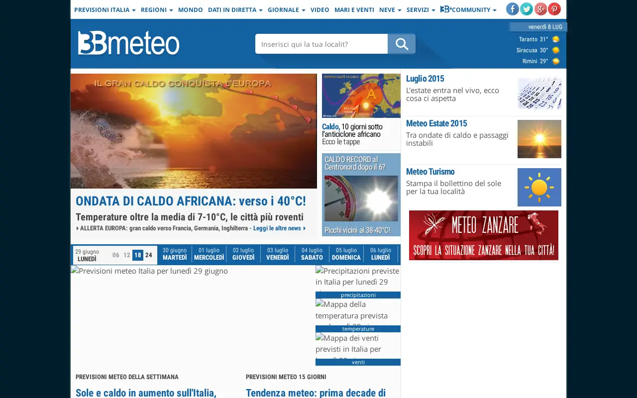 3bmeteo.com in 2015