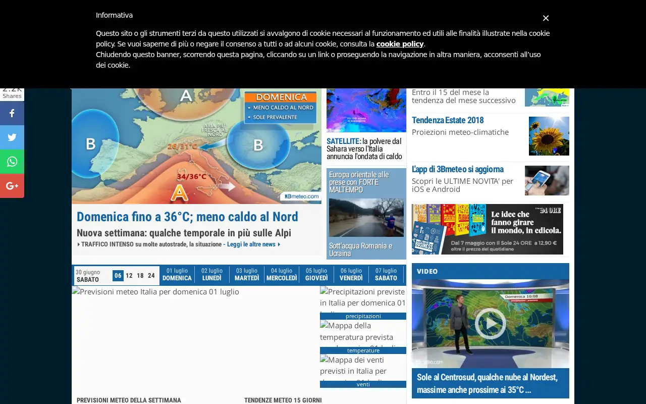 3bmeteo.com in 2018