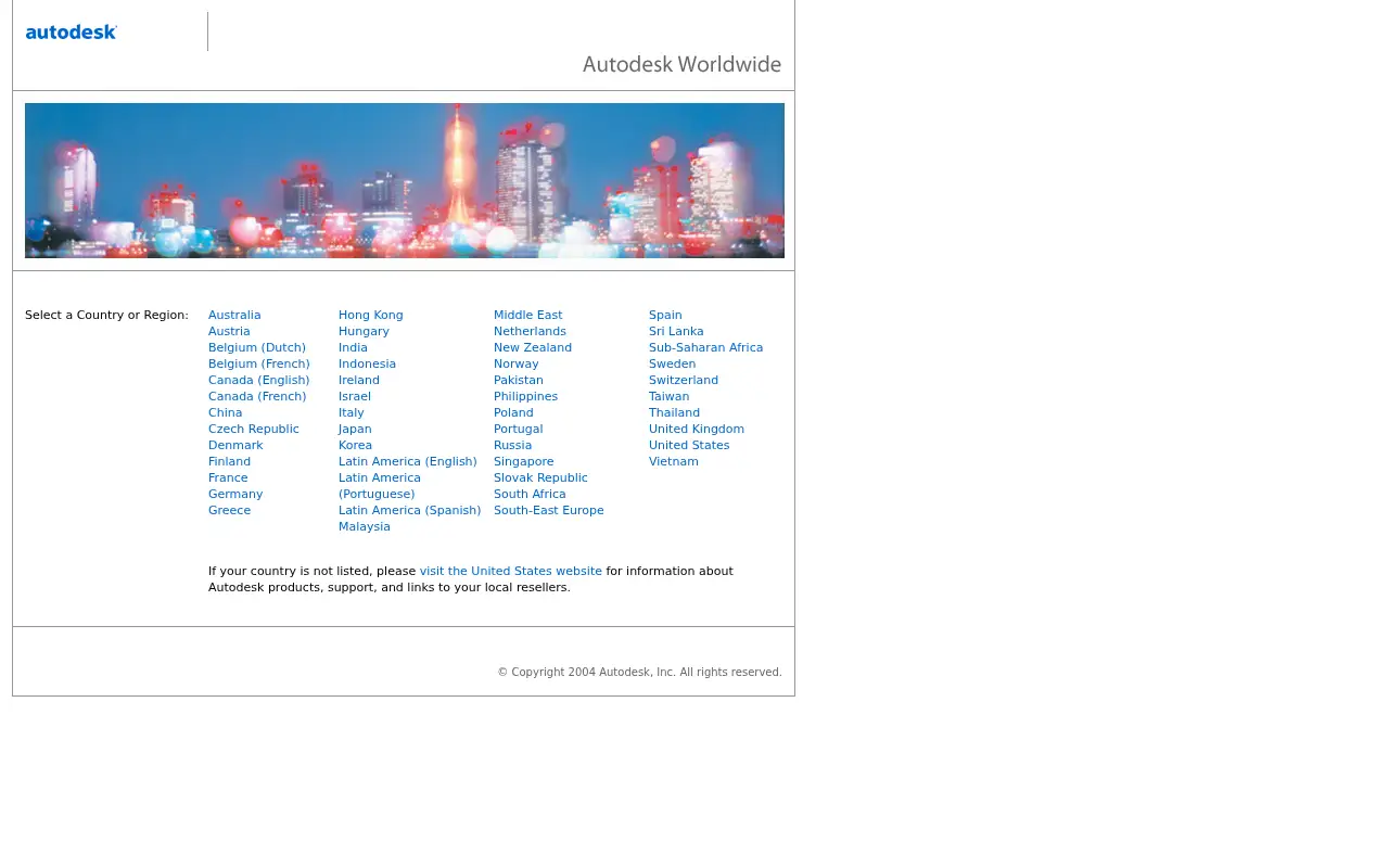 autodesk.com in 2004