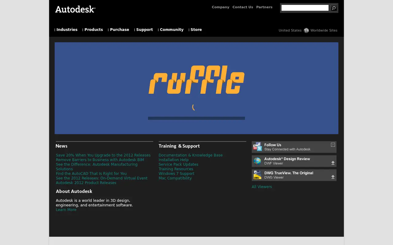 autodesk.com in 2011