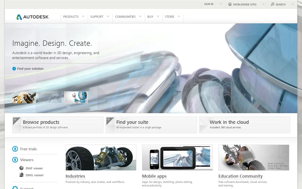 autodesk.com in 2013