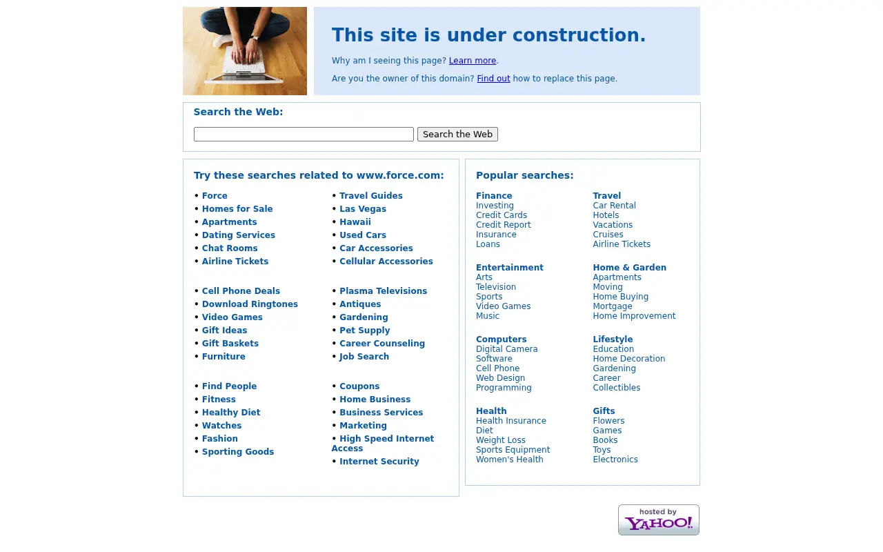 force.com in 2007