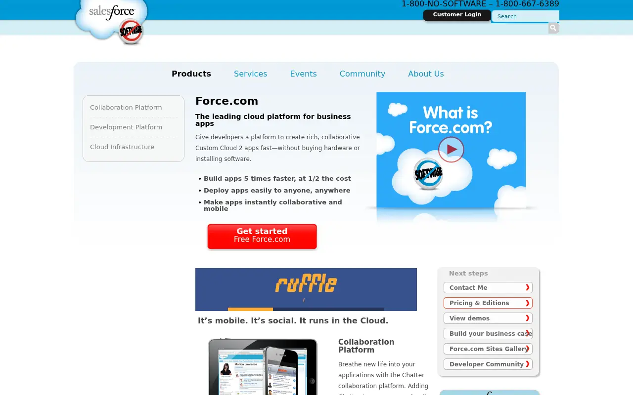 force.com in 2010