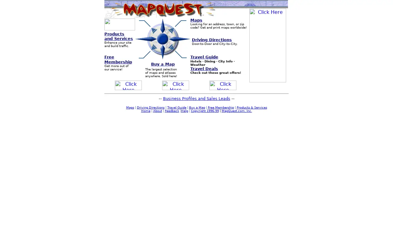 mapquest.com in 1999