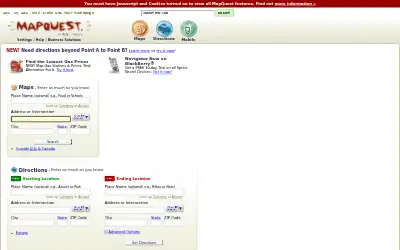 mapquest.com in 2007