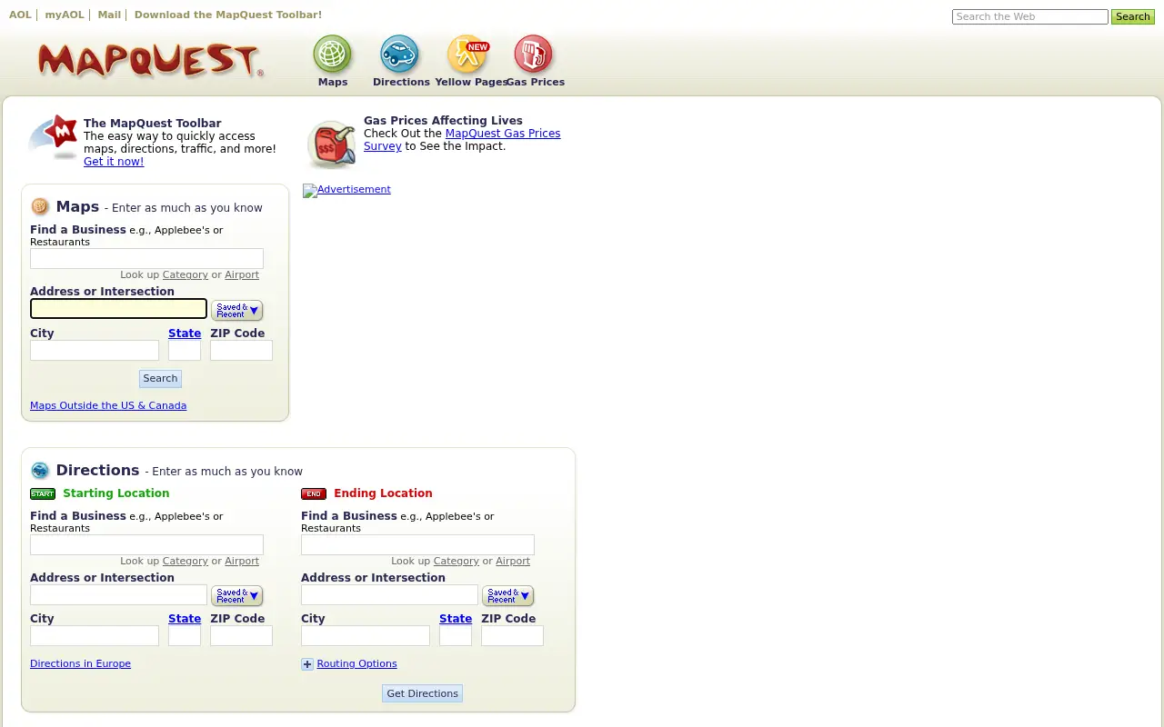 mapquest.com in 2008