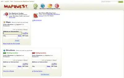 mapquest.com in 2008