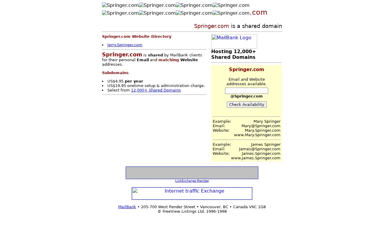 springer.com on December 6, 1998