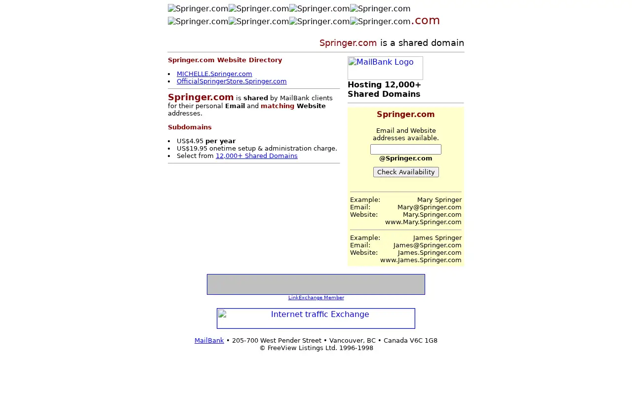 springer.com on April 27, 1999