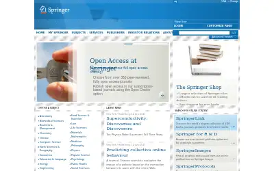 springer.com in 2013