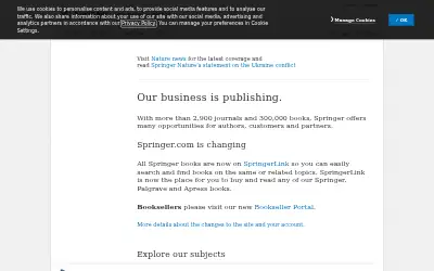 springer.com in 2022