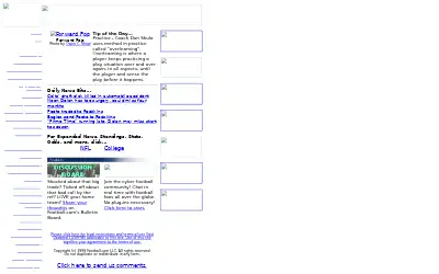 football.com in 1999