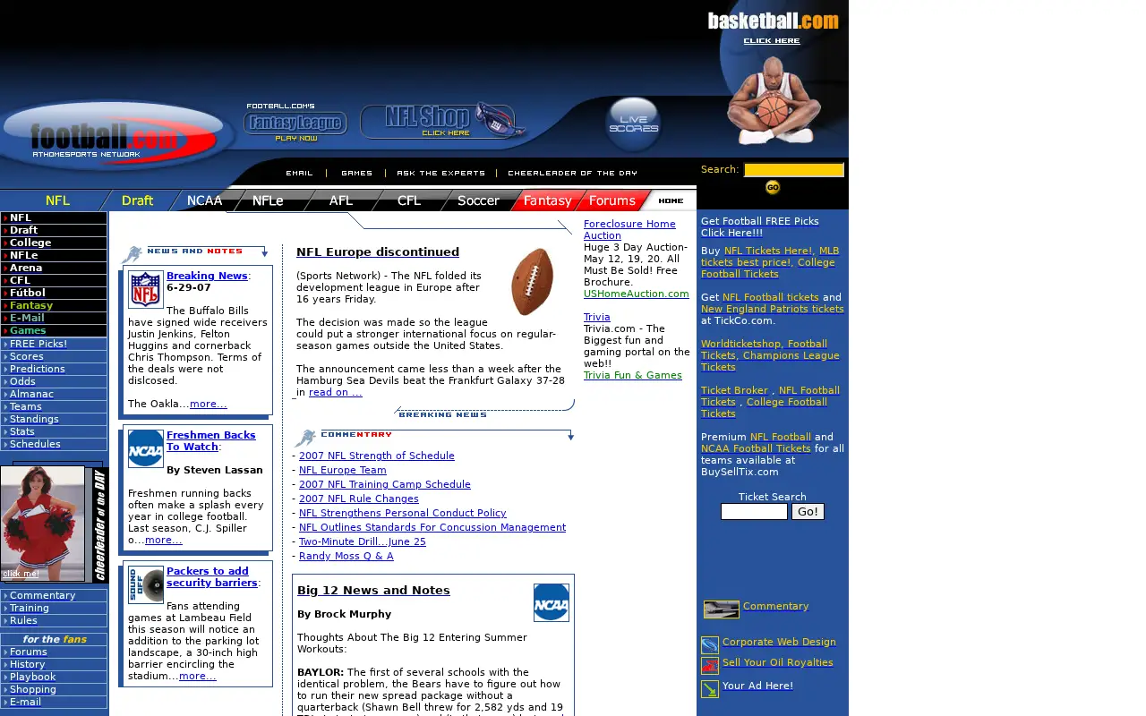 football.com in 2007