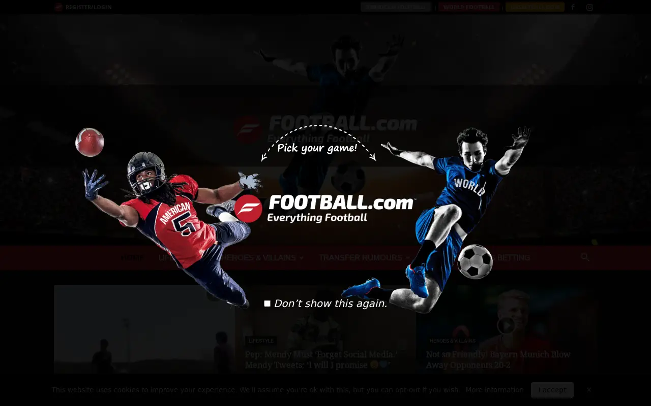 football.com in 2018