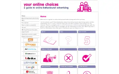 youronlinechoices.com in 2010