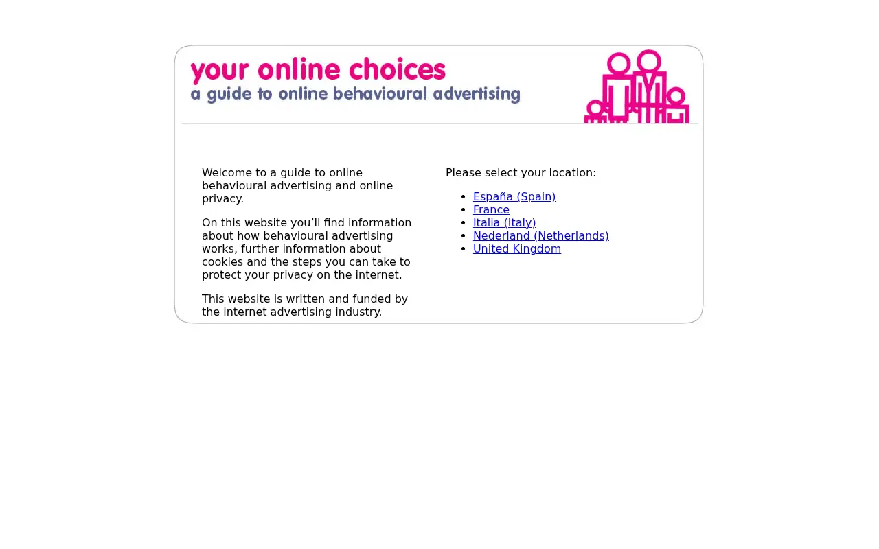 youronlinechoices.com in 2011