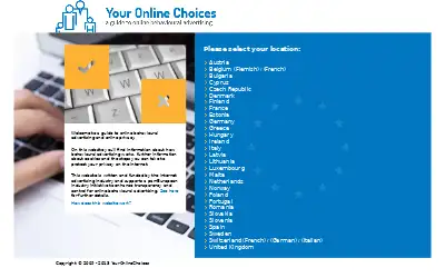 youronlinechoices.com in 2013